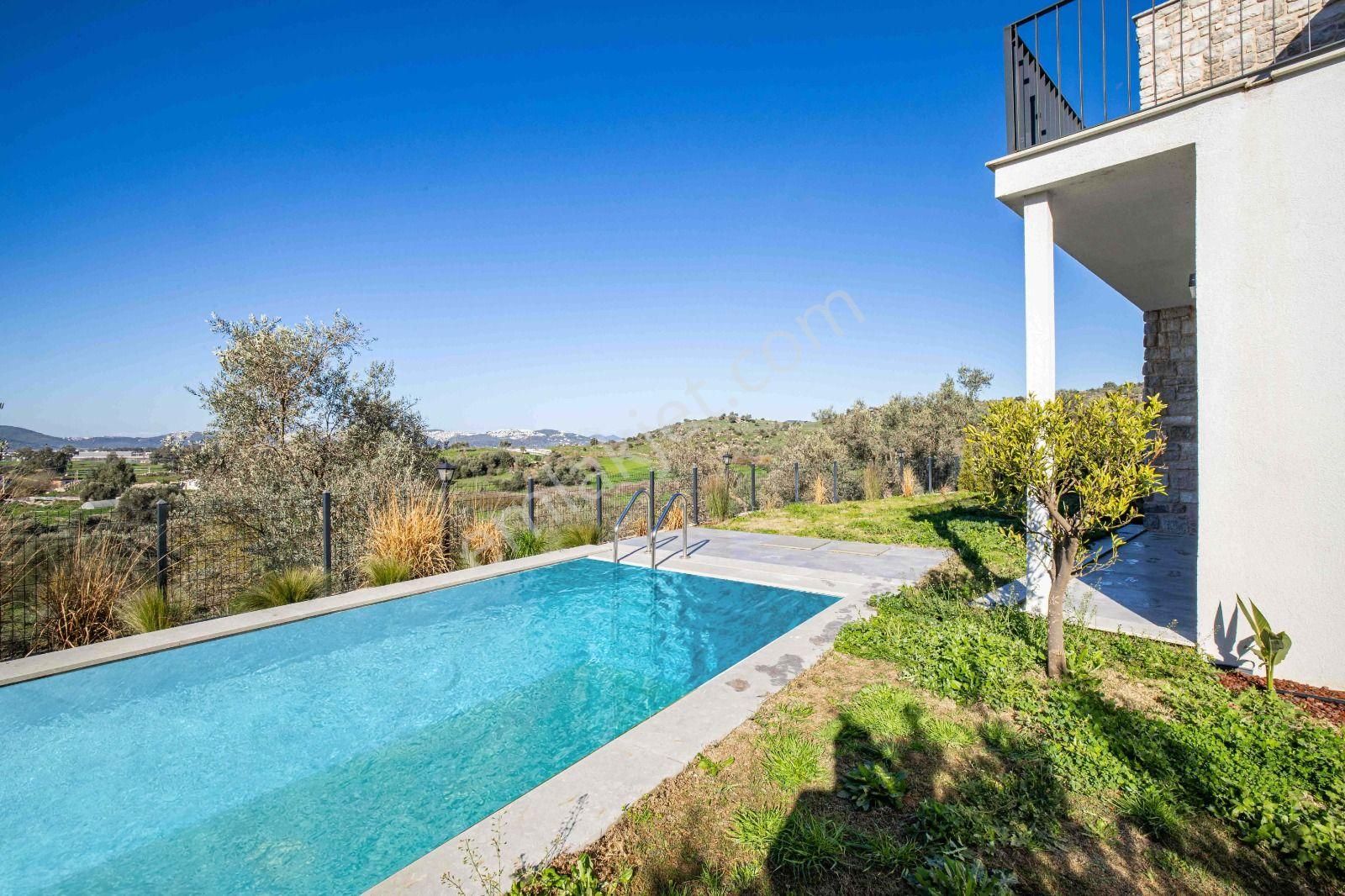 Milas Bodrum Dörttepe’de Özel Havuzlu, Doğa Manzaralı İkiz Villalar - Görsel 9