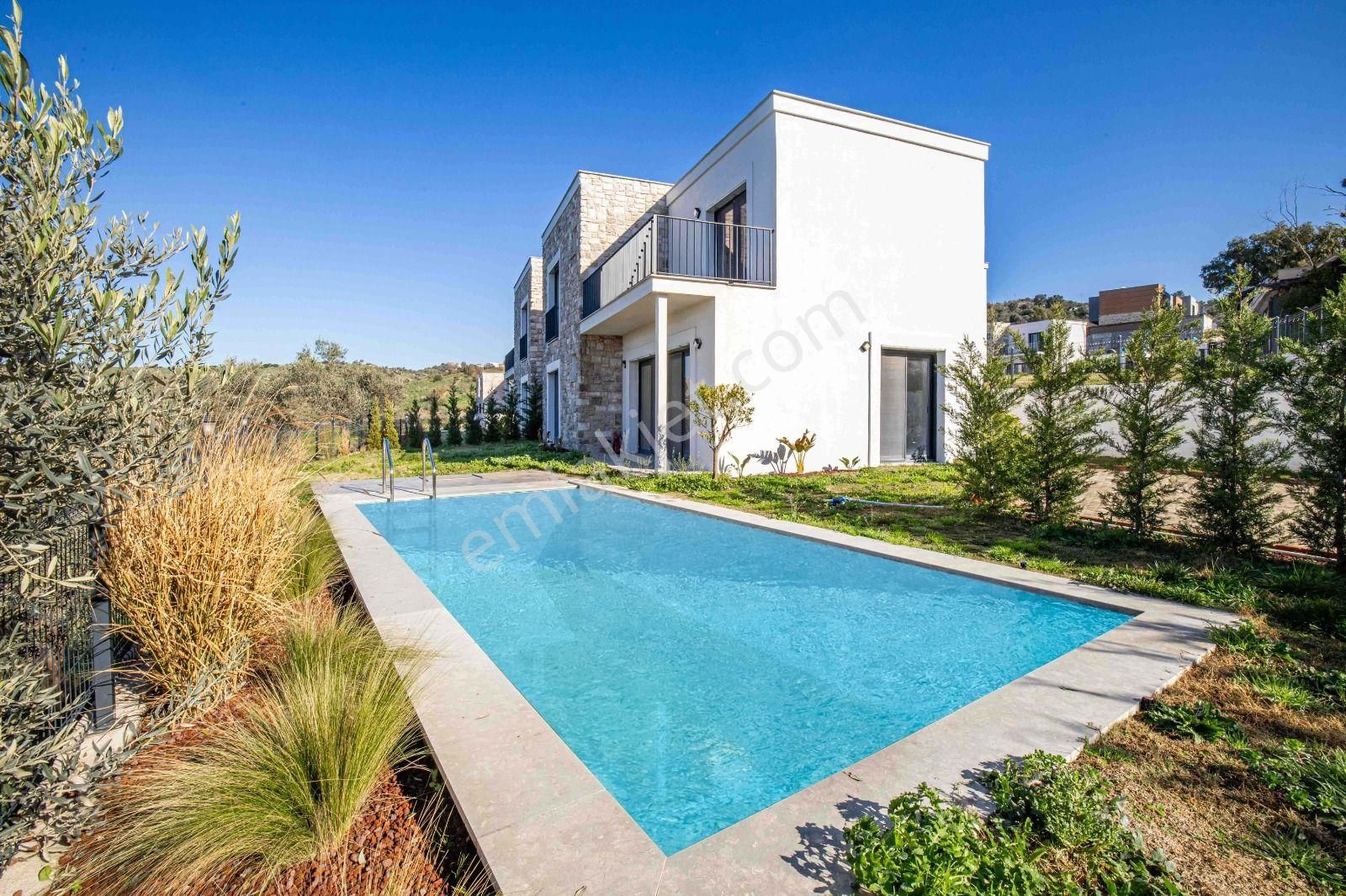 Milas Bodrum Dörttepe’de Özel Havuzlu, Doğa Manzaralı İkiz Villalar - Görsel 12