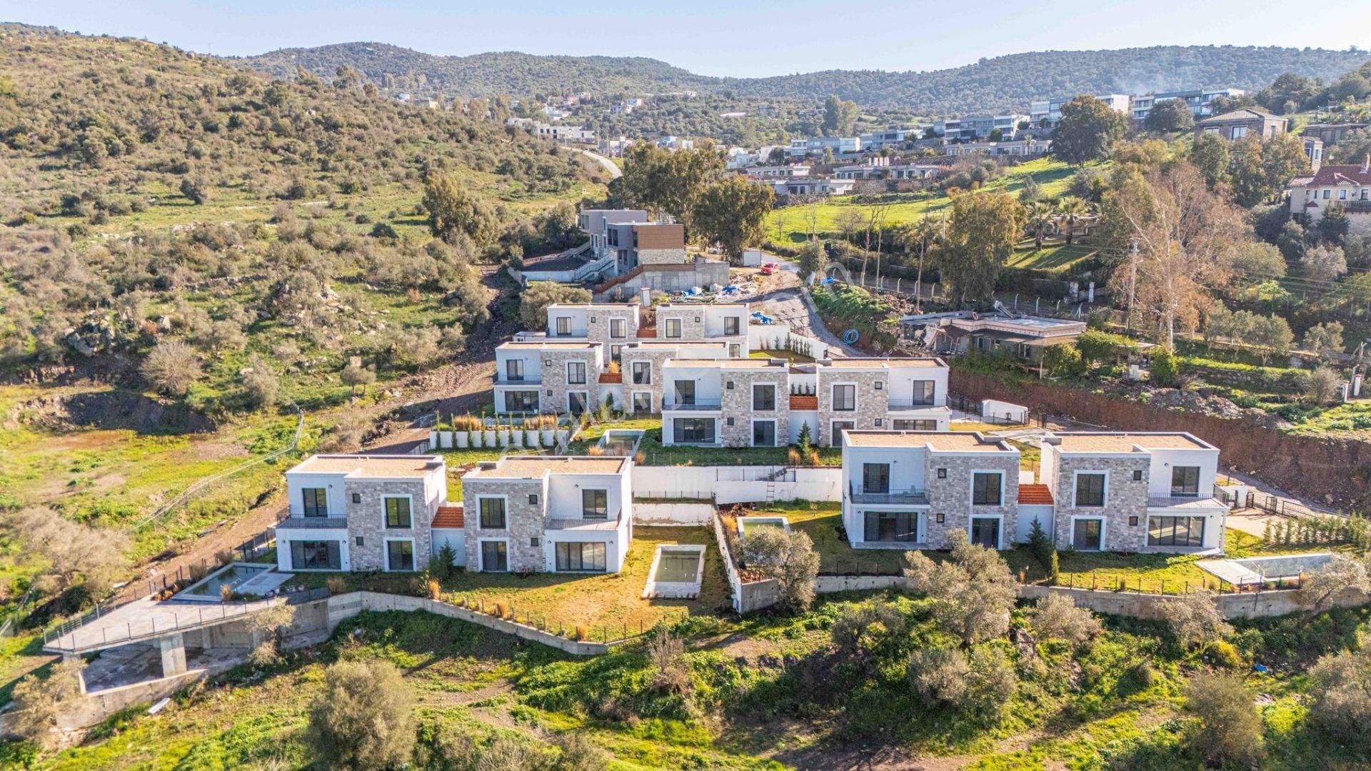 Milas Bodrum Dörttepe’de Özel Havuzlu, Doğa Manzaralı İkiz Villalar - Görsel 2