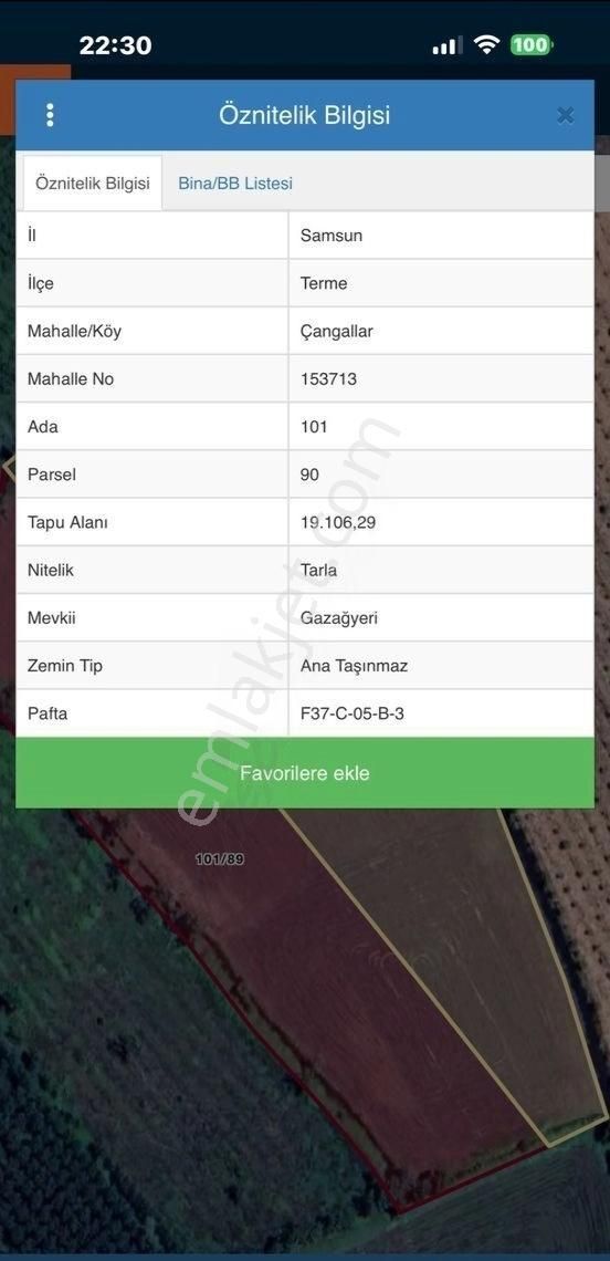 🚨 Tuğba Emlaktan Terme Çangallar Mevkiinde 32 Dönüm Müstakil Tapu Acil Satılık Tarla 🚨 - Görsel 3