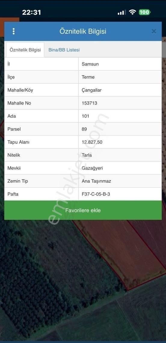 🚨 Tuğba Emlaktan Terme Çangallar Mevkiinde 32 Dönüm Müstakil Tapu Acil Satılık Tarla 🚨 - Görsel 2