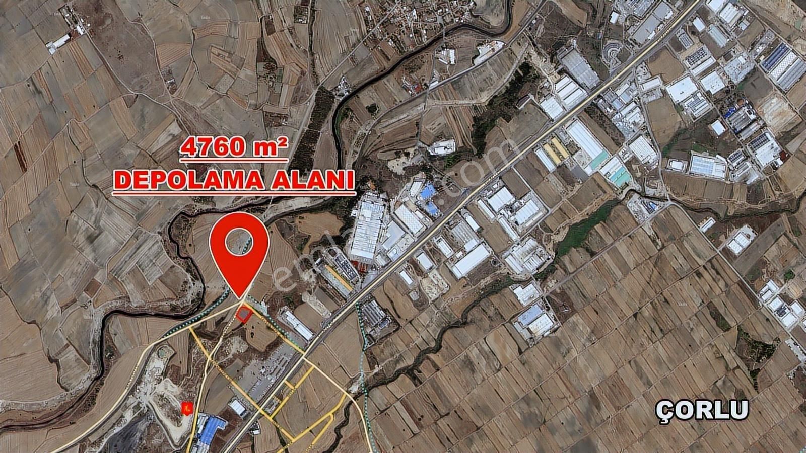 Tekirdağ Bölgesinin En Uygun Sanayi Arsası Depolama Yeri 4760m2 - Görsel 5