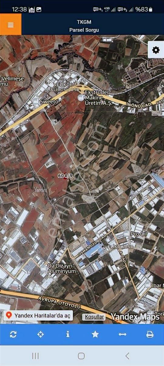 Piyasanın En Uygun Fiyatına Sanai Arsası