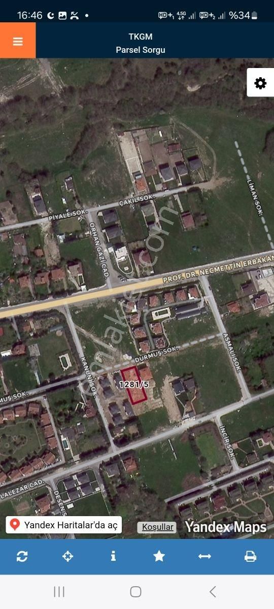 Çerkezköy Ambardere'de Villaların Ortasında 800 Metre