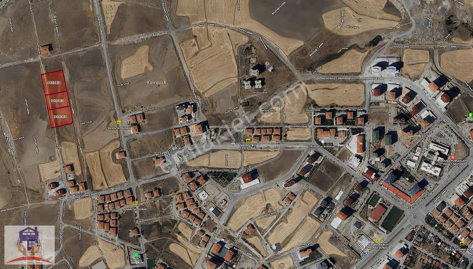 Pursaklar Otobüs Son Durağı Yak Cadde Cepheli 1.6 Emsal 260 Arsa - Görsel 7