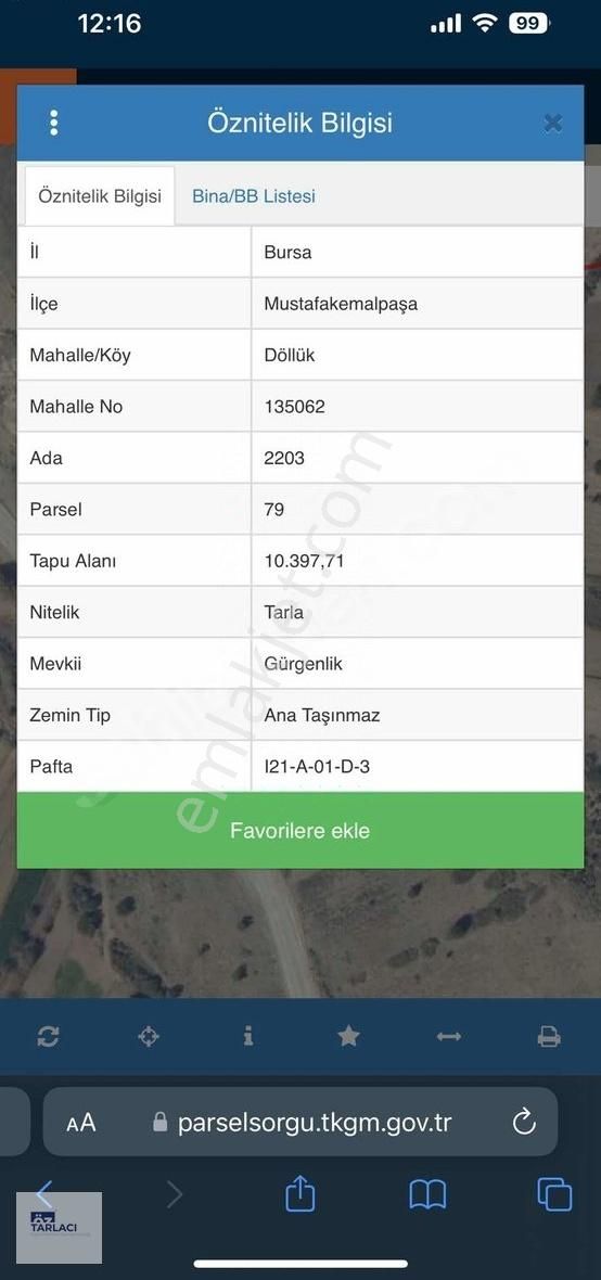 Döllük Mahallesinde Satılık Ceviz Bahçesi 10397 M2 - Görsel 4