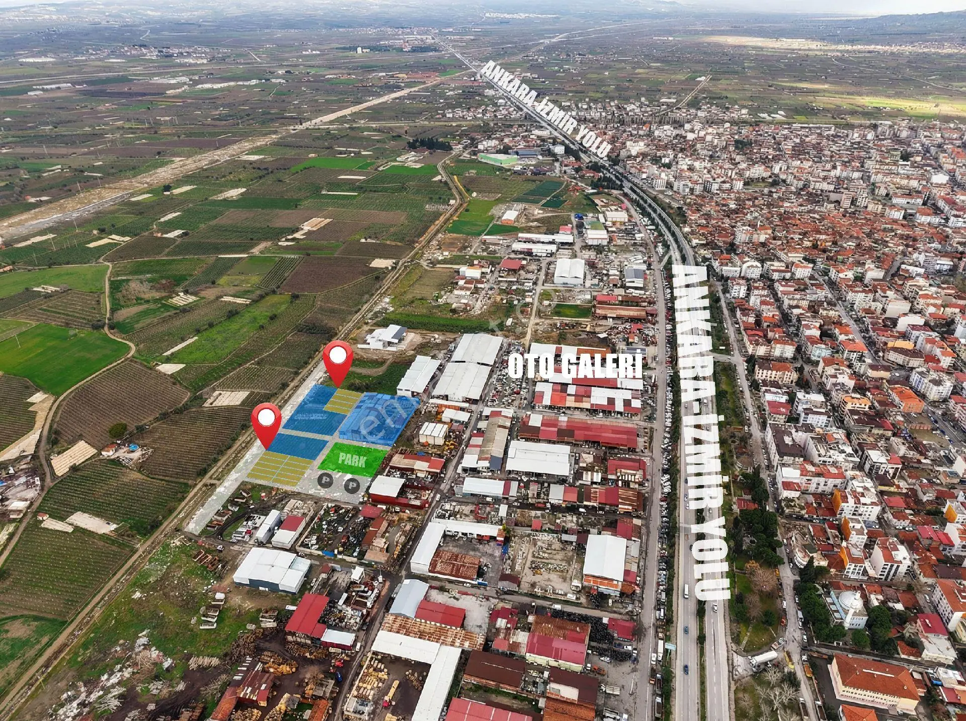 Galericiler Sitesi Yanı Sanayi İmarlı Satilik Arsalar - Görsel 2