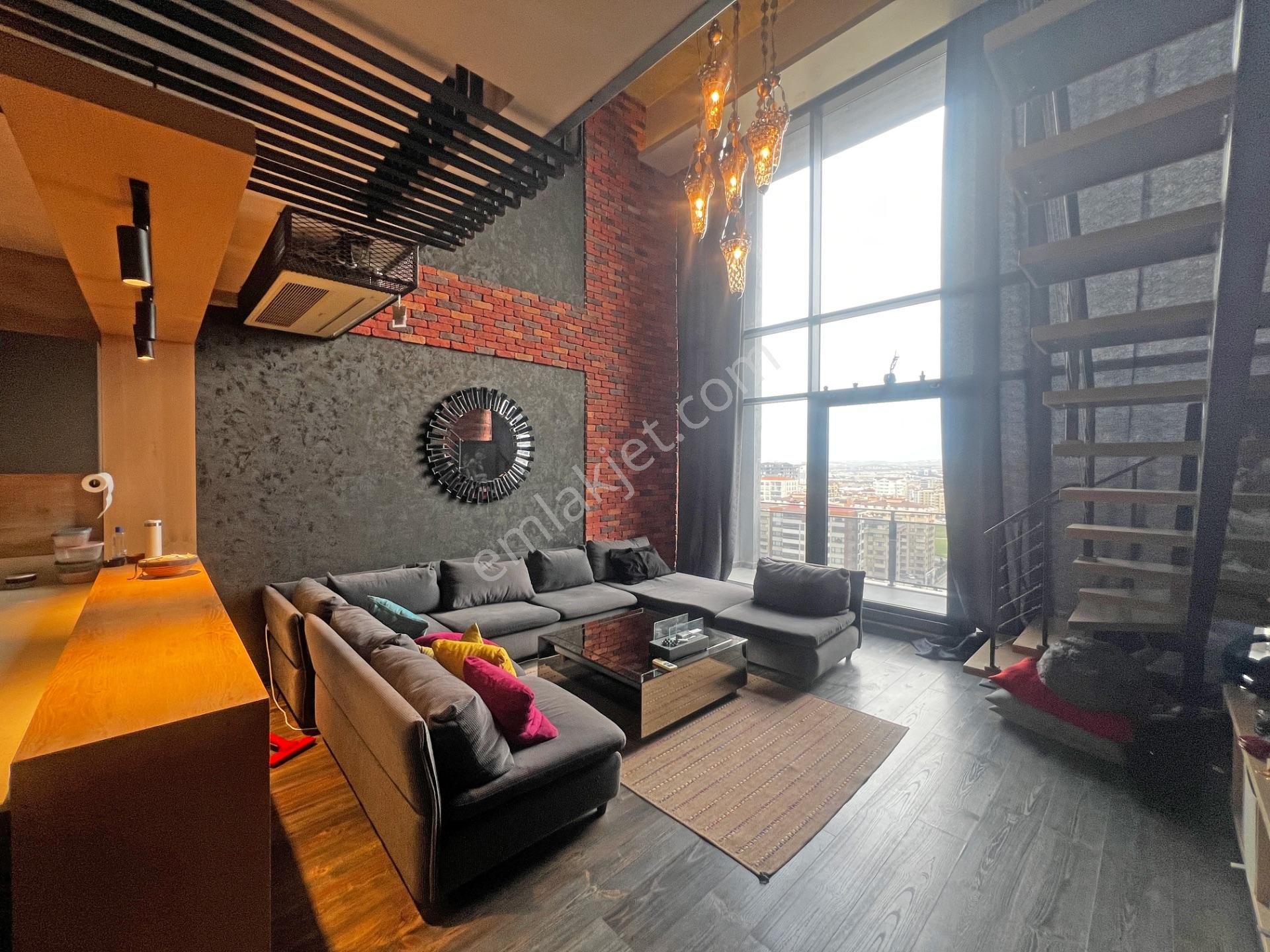 2473- Elfi Den Epik Smart Loft Eşyalı Satılık 1+1 Lüks Loft - Görsel 16