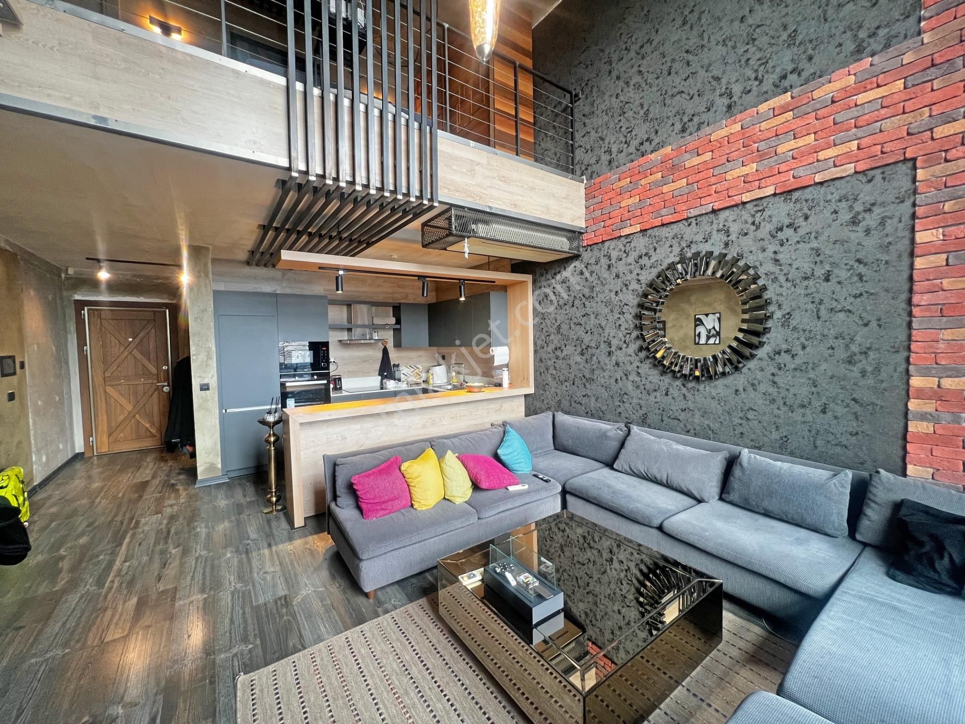 2473- Elfi Den Epik Smart Loft Eşyalı Satılık 1+1 Lüks Loft - Görsel 12