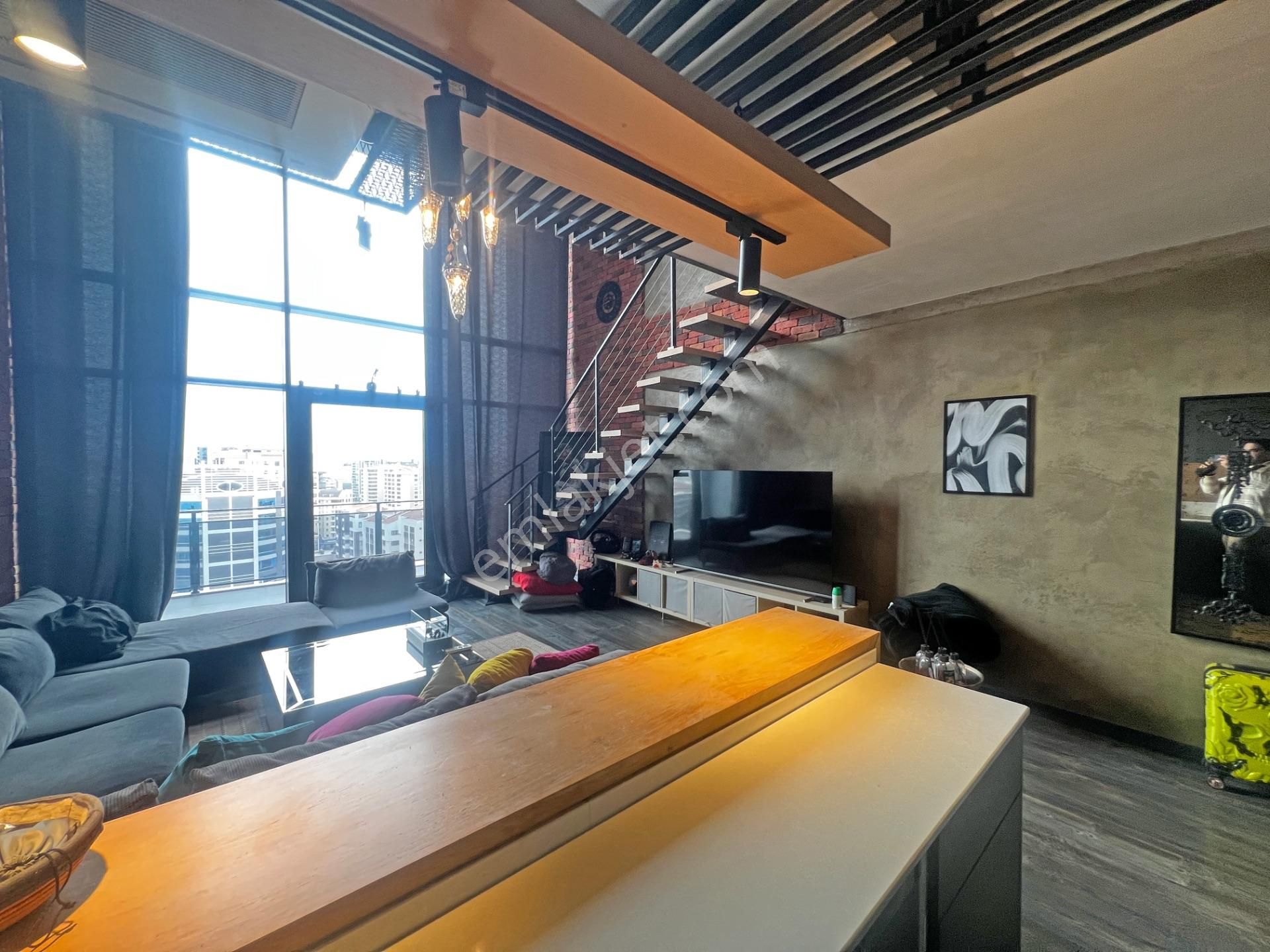 2473- Elfi Den Epik Smart Loft Eşyalı Satılık 1+1 Lüks Loft - Görsel 15