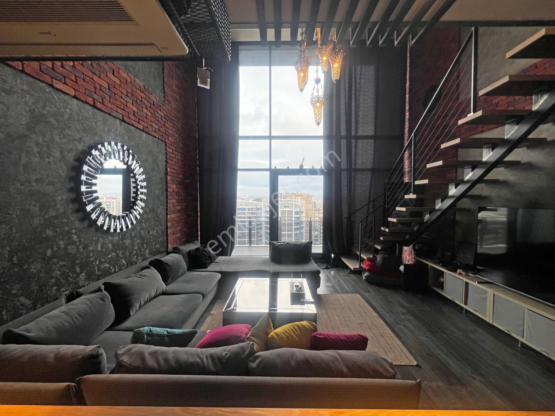 2473- Elfi Den Epik Smart Loft Eşyalı Satılık 1+1 Lüks Loft - Görsel 14