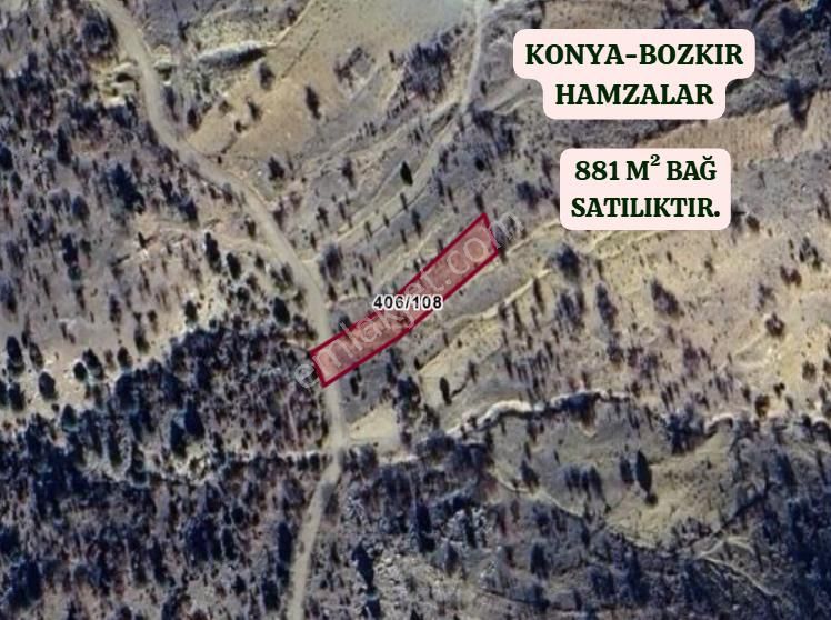 Konya Bozkır Hamzalar Köyünde 881 M² Bağ Satılıktır - Görsel 2