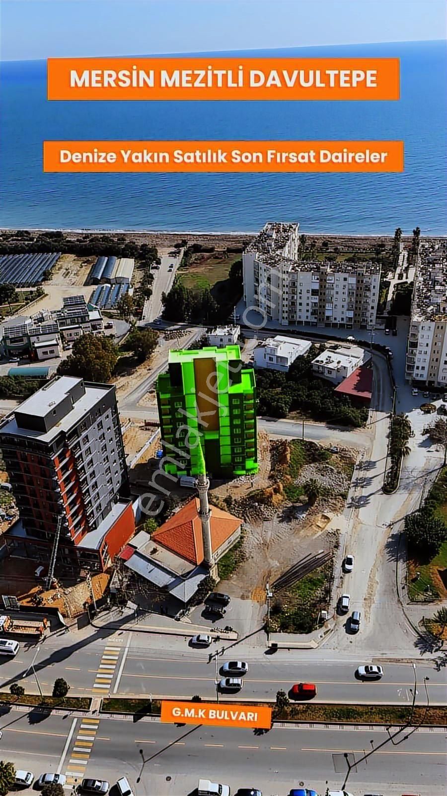 Thor'dan Davultepe'de Deniz Gören Yatırımlık 1+1 Sıfır Daireler! - Görsel 14