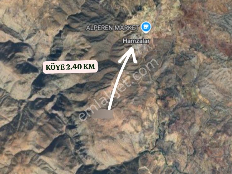 Konya Bozkır Hamzalar Köyünde 1.268 M² Bağ Satılıktır - Görsel 4
