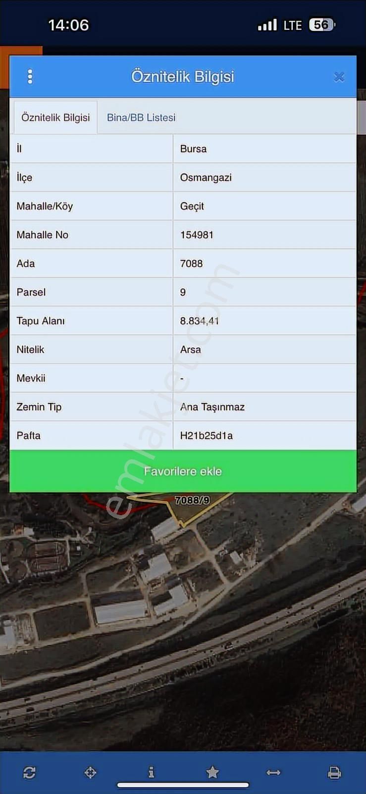 Bursa Osmangazi Geçit'te 175 Metrekare Satılık Arsa Hissesi - Görsel 2