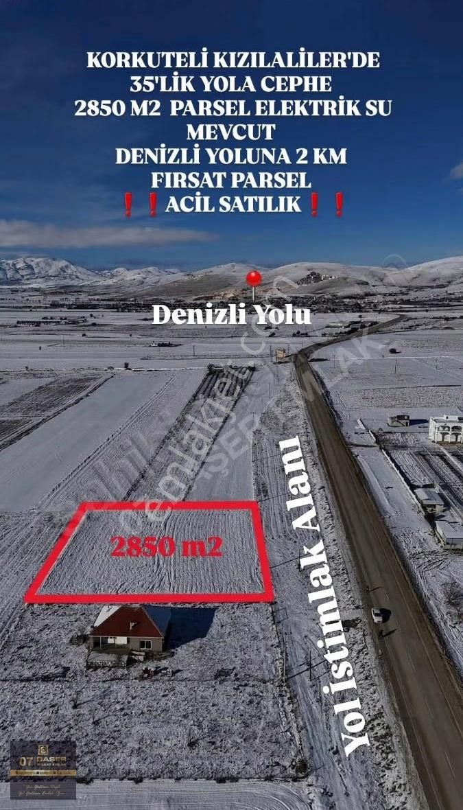 Çok Acil Satılık 2850 M2 35lik Yola Cephe Muhteşem Parsel - Görsel 2