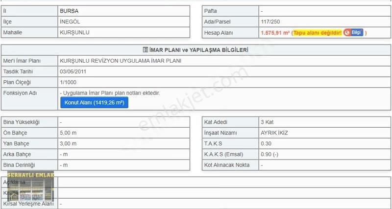 Serhatlı'dan Kurşunlu'da Konut İmarında Yatırımlık Arsa - Görsel 2