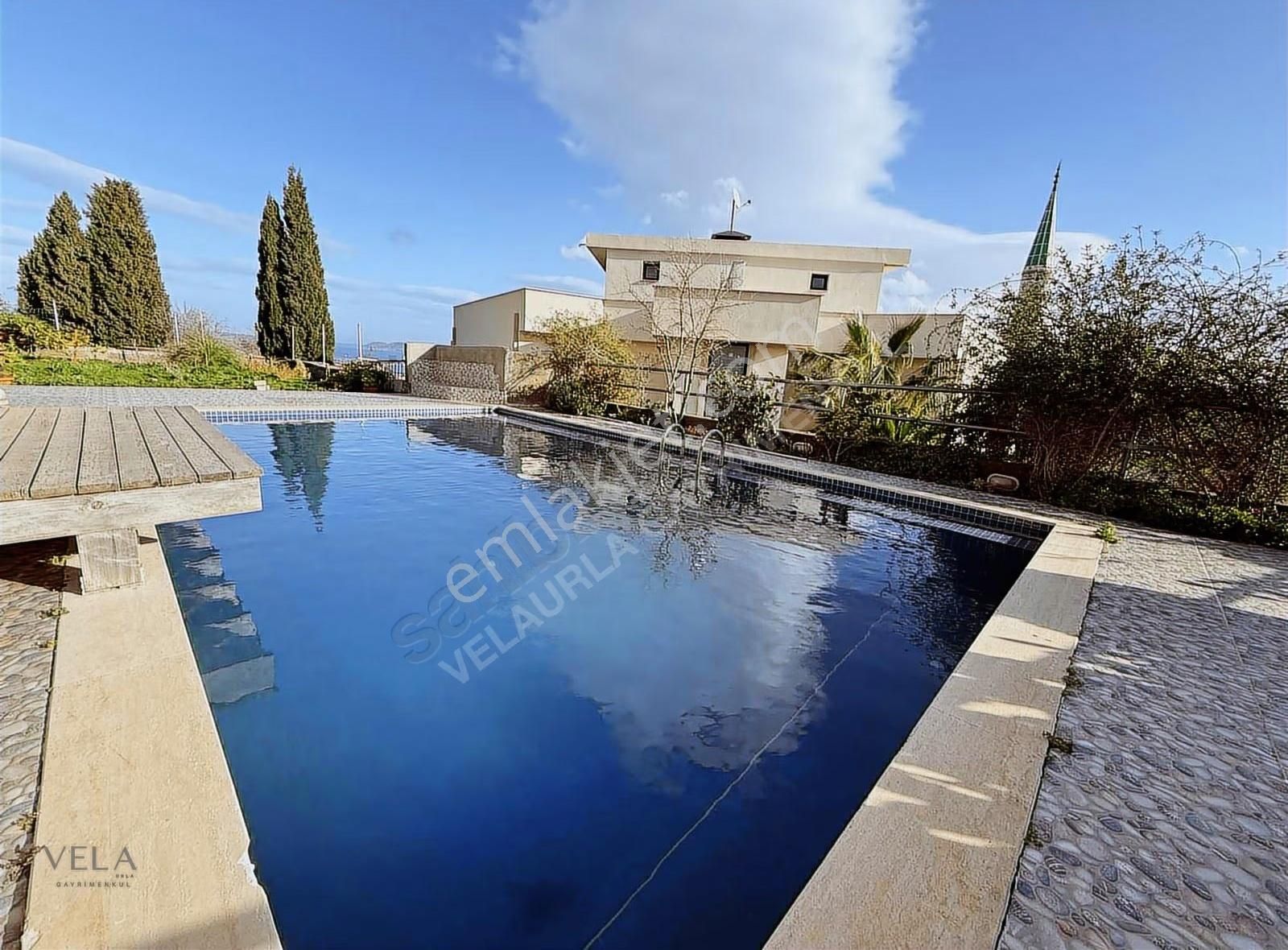 Urla Çeşmealtı Deniz Manzaralı Havuzlu Müstakil 2+1 Villa - Görsel 20