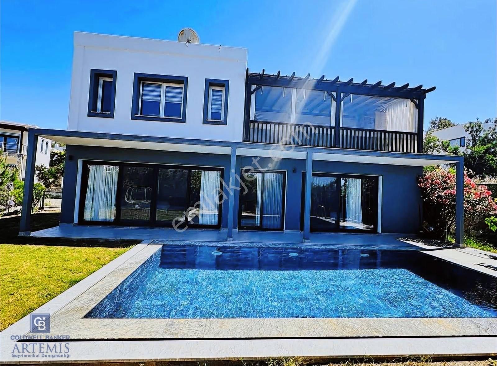 Bodrum Gümüşlük Müstakil Havuzlu Bahçeli 3+1 Eşyalı Daire - Görsel 6