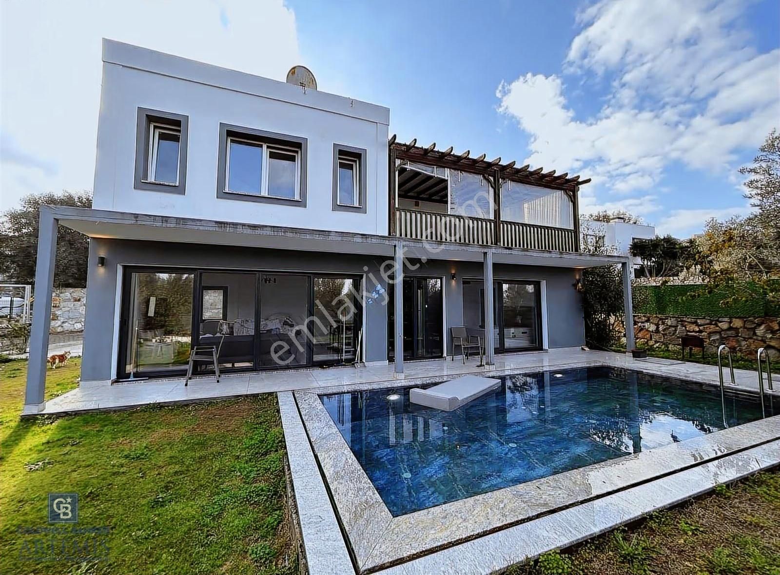 Bodrum Gümüşlük Müstakil Havuzlu Bahçeli 3+1 Eşyalı Daire - Görsel 7