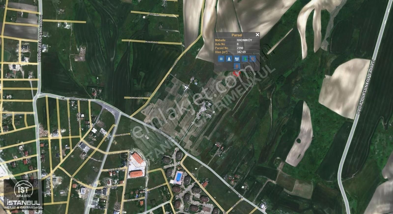 Hadımköy'de 337 M2 %22 Kesinti Yapılmış Tek Tapu İmarlı Arsa - Görsel 3