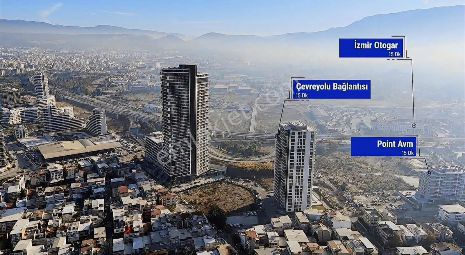 Bornova İkon Live 3+1 Büyük Tip Kapalı Mutfak Kiralık Daire - Görsel 18