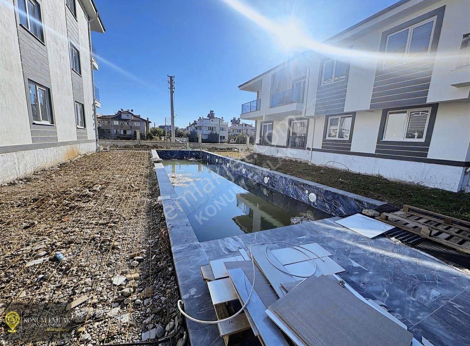 Muğla Ortaca Atatürk Mah Satılık Havuzlu 1+1 Daire - Görsel 9