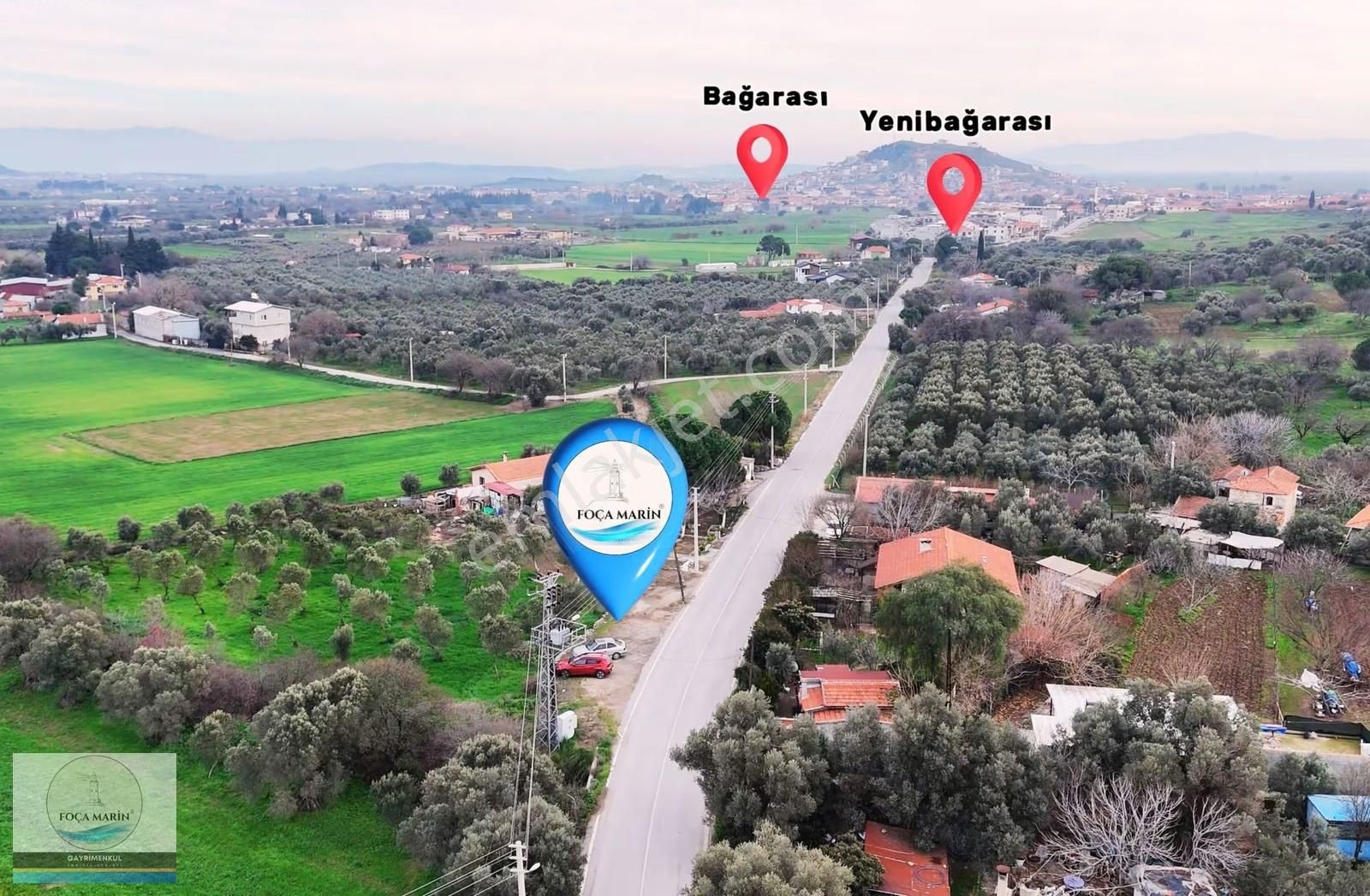 Yenifoçabağarası Yolu Üzeri 3.380 M² | 2 Tapulu | 2 Evli Arsa - Görsel 9