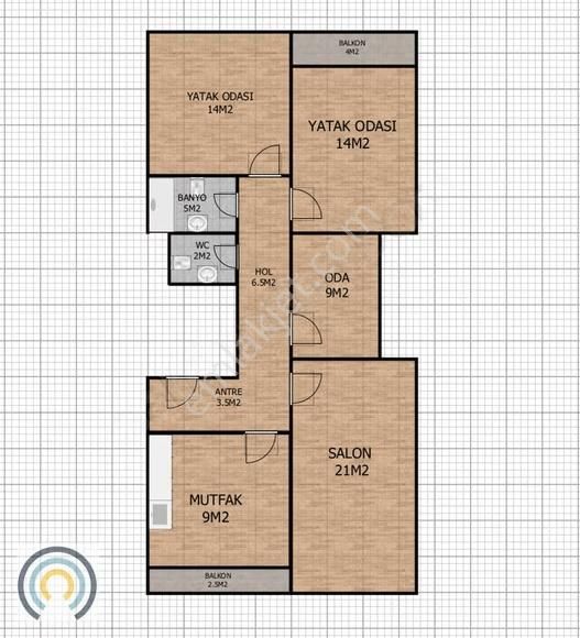 Samsun İlkadımda 3+1 Satılık Daire - Görsel 4