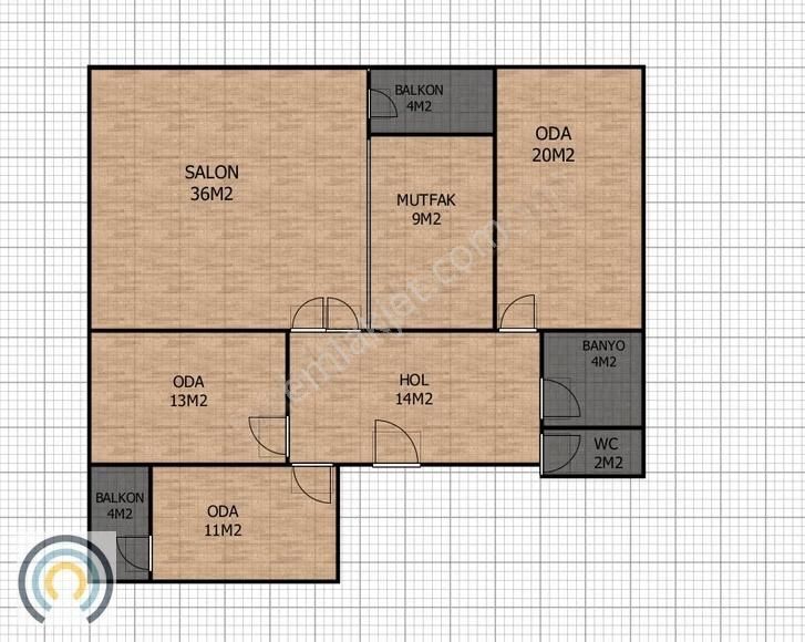 İlkadım Çiftlik Caddesi 3+1 Satılık Daire - Görsel 9