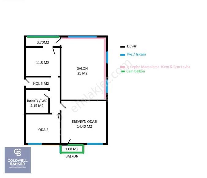 Eryaman 1 Age Satılık Daire 2 Oda 1 Salon & Depo & Yüksek Giriş - Görsel 9