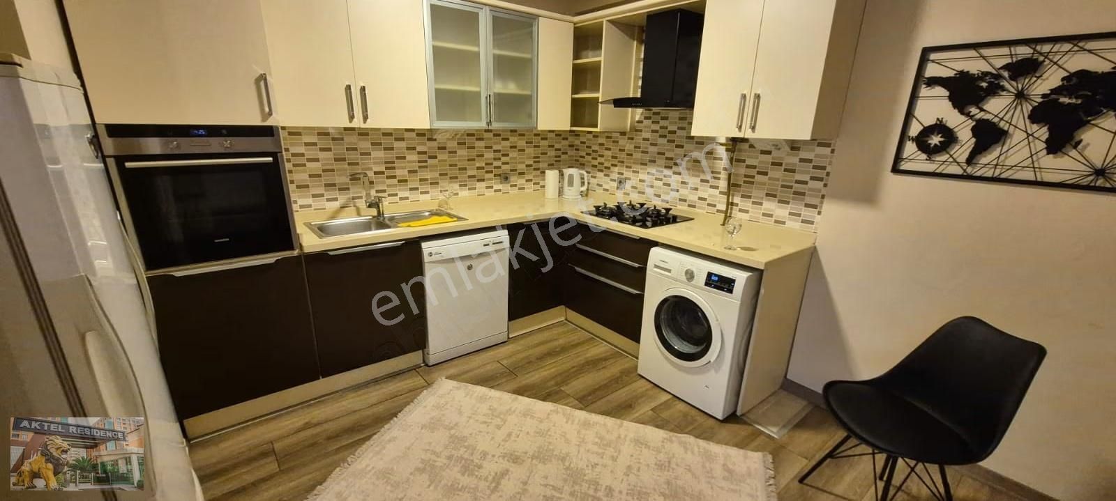 Aktel Satış Ofisinden 1+1 84m² Havuz Manzaralı Eşyalı Kiralık - Görsel 14