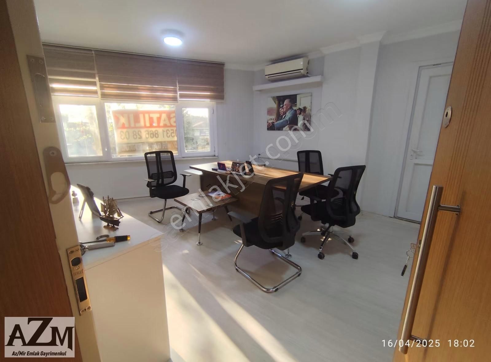 Azmir'den Satılık Vergi Dairesi Karşısı Geniş Ofis For Sale للبي - Görsel 8