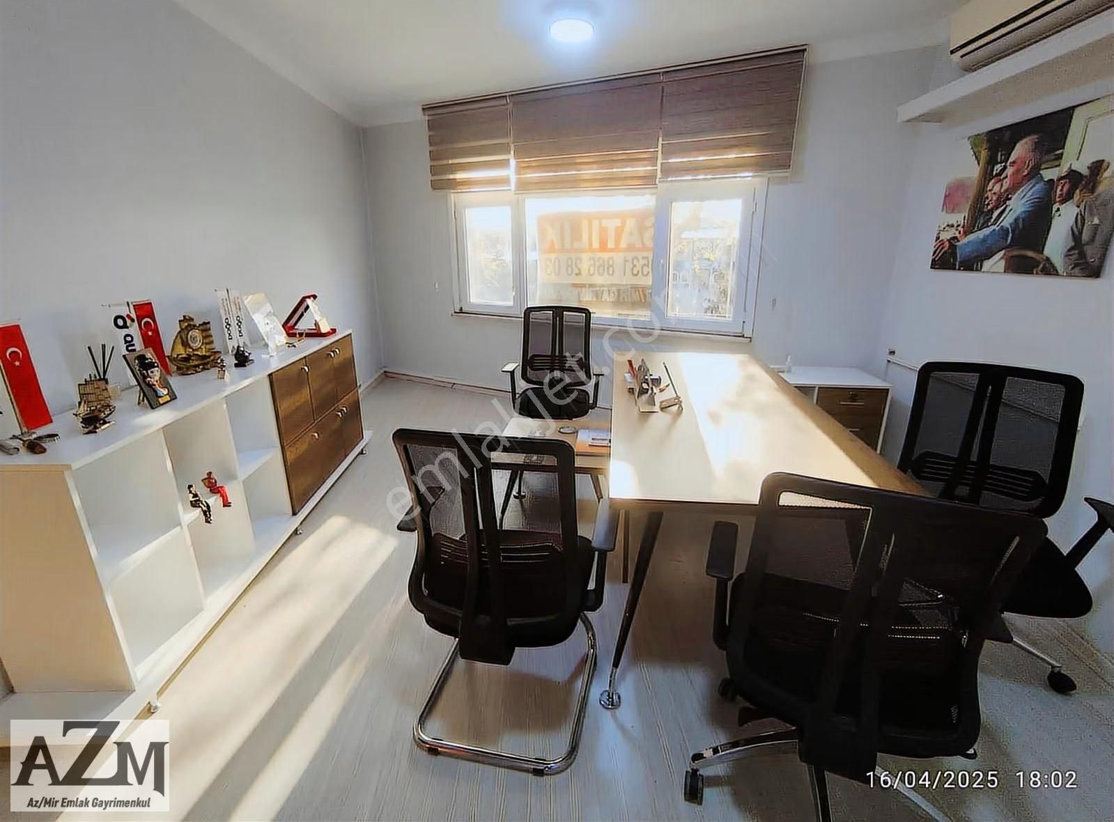 Azmir'den Satılık Vergi Dairesi Karşısı Geniş Ofis For Sale للبي - Görsel 2