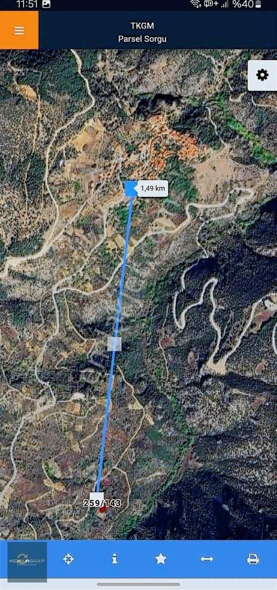 Tarihi Gelemiç Köyü 2.109 M2 Bahçe Tapu Harika Tarla - Görsel 3