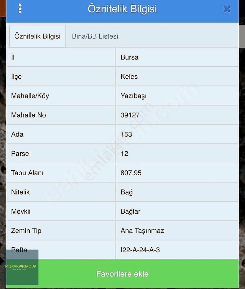 Yazıbaşında 808 M2 Fırsat Tarla