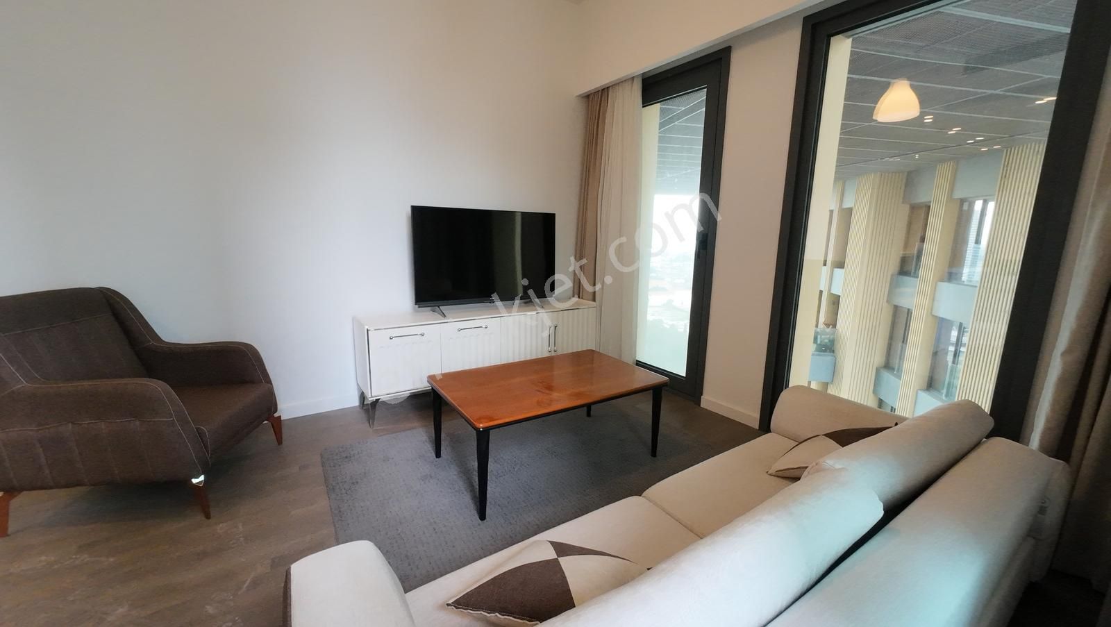 Folkart Vega'da Kısmi Deniz Manzaralı Eşyalı Balkonlu Rezidance - Görsel 13