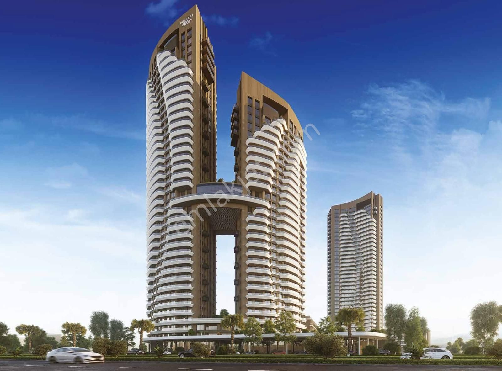 Folkart Vega'da Kısmi Deniz Manzaralı Eşyalı Balkonlu Rezidance - Görsel 8