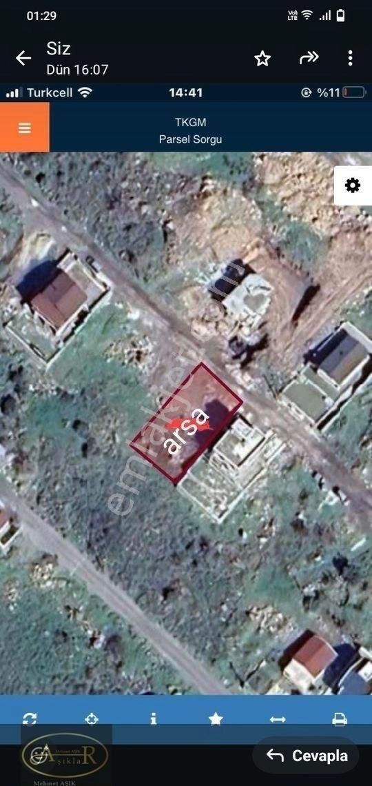 İzmir Dikili Çandarlı 335 M2 Satılık Villa Arsası