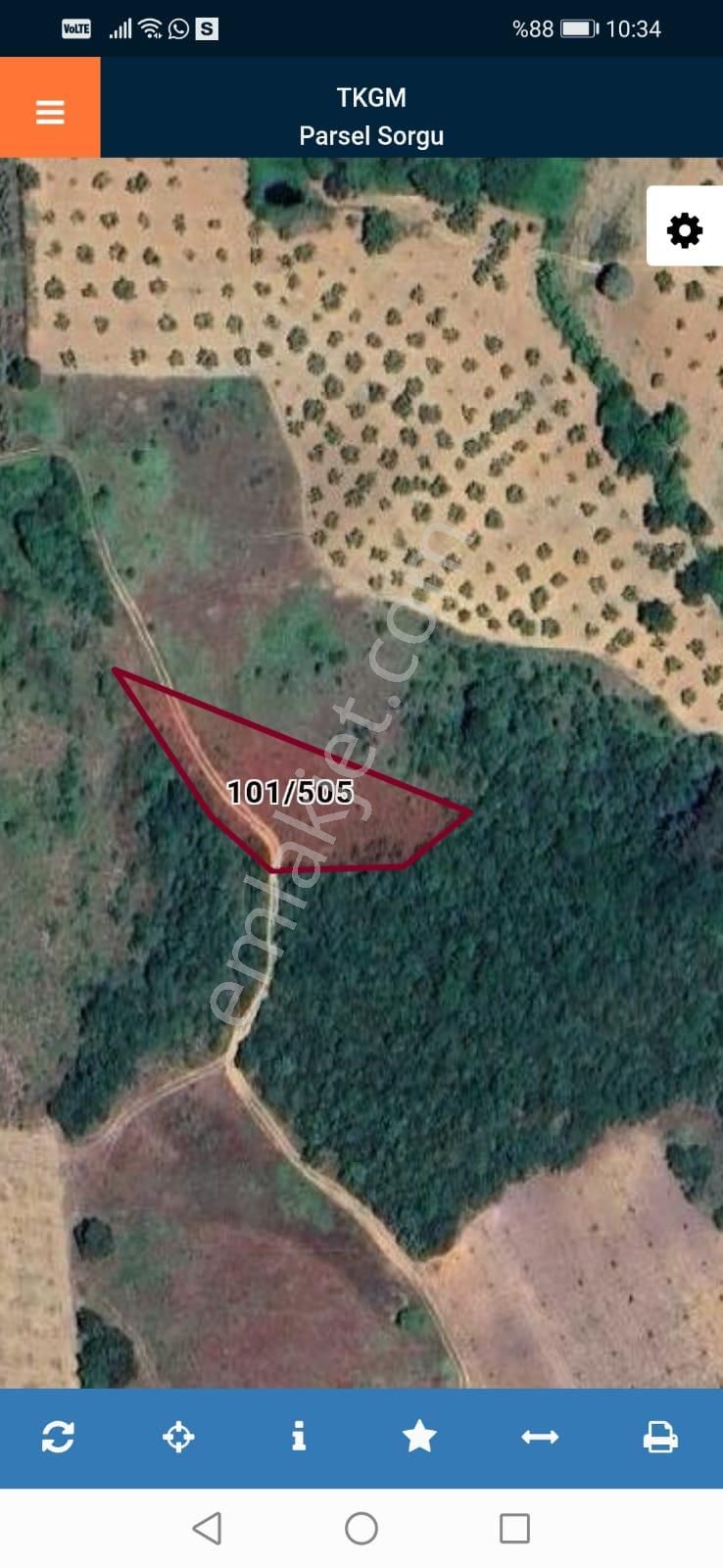 Bursa Mudanya Mirzaobada Satılık Müstakil Tarla