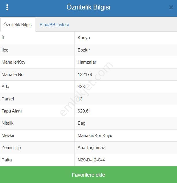 Konya Bozkır Hamzalar Köyünde 620 M² Bağ Satılıktır - Görsel 7