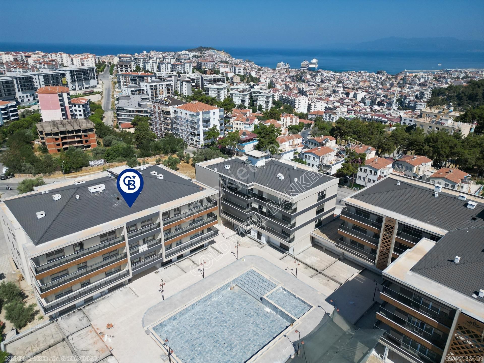 Kuşadası İkiçeşmelik Mahallesinde Otoparklı Güvenlikli Yeni 1+1 Daire - Görsel 14