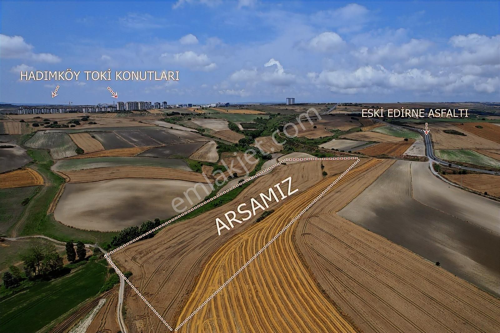 Arnavutköy Dursunköy'de Kanal İstanbul Bölgesinde Satılık Arsa!!