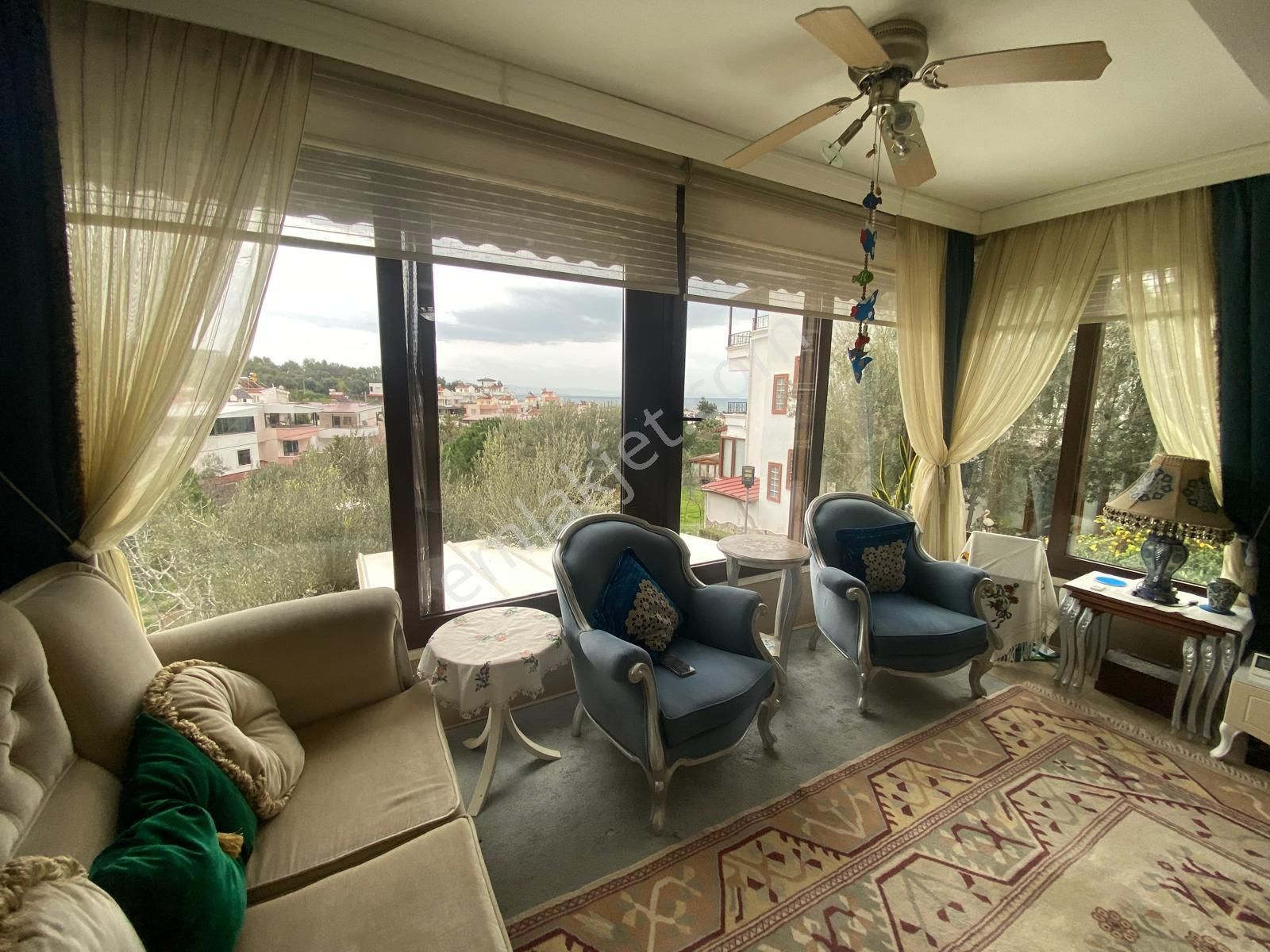 Küçükkuyu Mıhlıda Deniz Manzaralı 5+1 Villa - Görsel 17