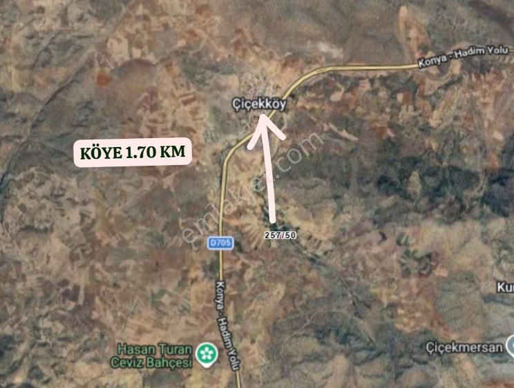 Konya Çumra Çiçek Köyünde 735 M² Bağ Satılıktır - Görsel 4