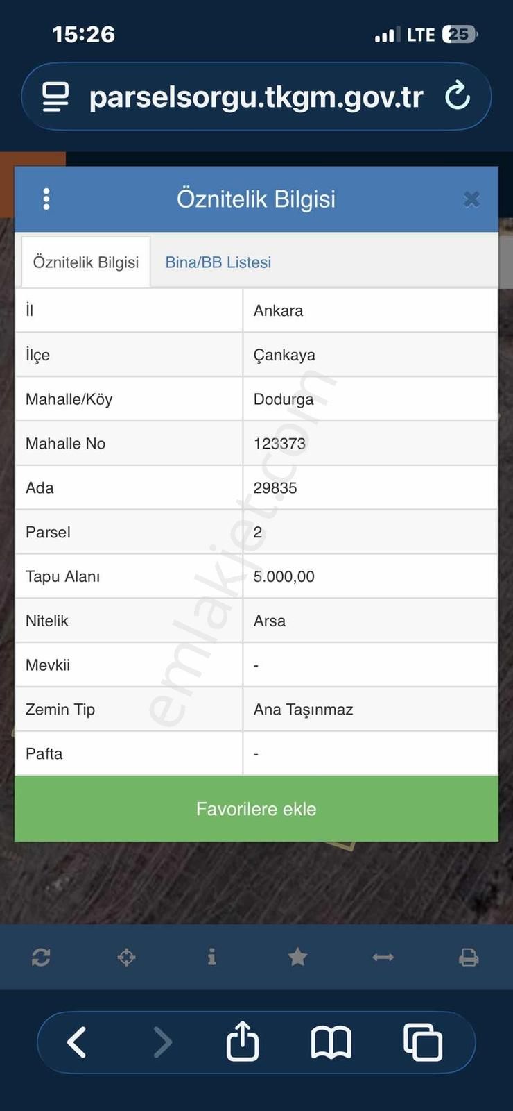 Dodurga Cadde Cepheli 2 Emsal Arsa - Görsel 2