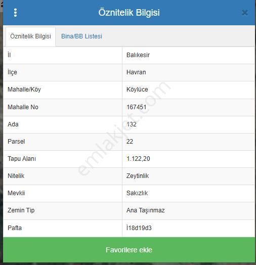 Havran Köylücede Buse Emlaktaan Çay Kenarı 1120 M2 Satılık Zeytinlik - Görsel 4
