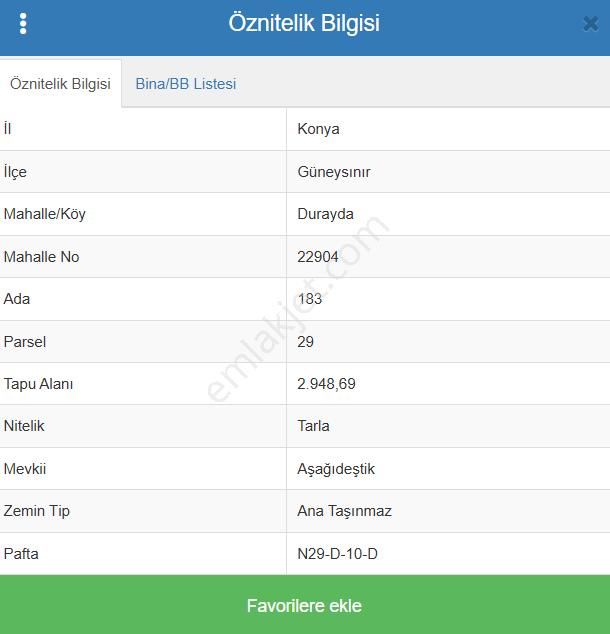Konya Güneysınır Durayda Köyünde 2.948 M² Tarla Satılıktır - Görsel 7