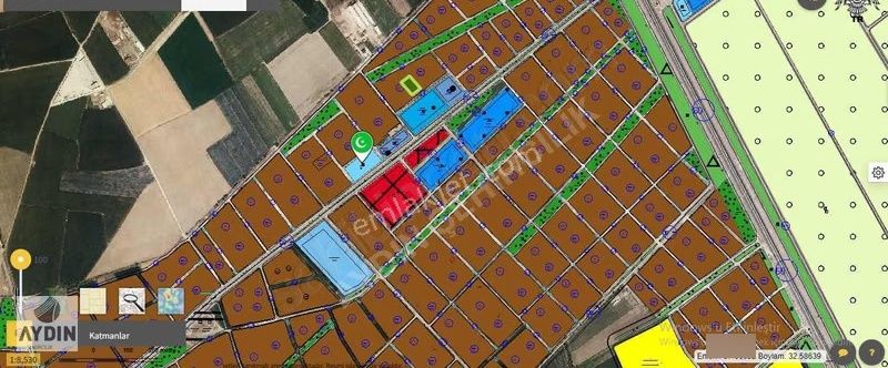 Aydın Satıyor' Dan Çarıklarda Merkezi 2 Kat İmarlı Fırsat Arsa