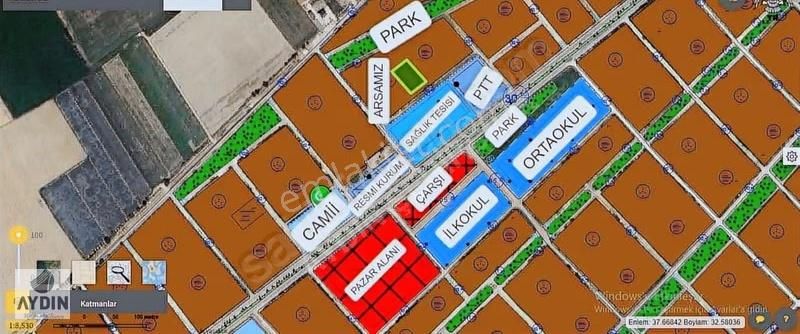 Aydın Satıyor' Dan Çarıklarda Merkezi 2 Kat İmarlı Fırsat Arsa - Görsel 2